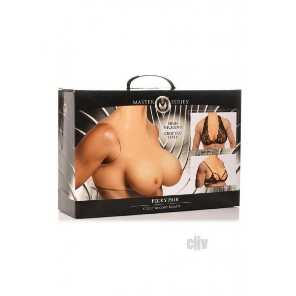 Ms Perky Pair G Cup Breasts - Vanilla Beige