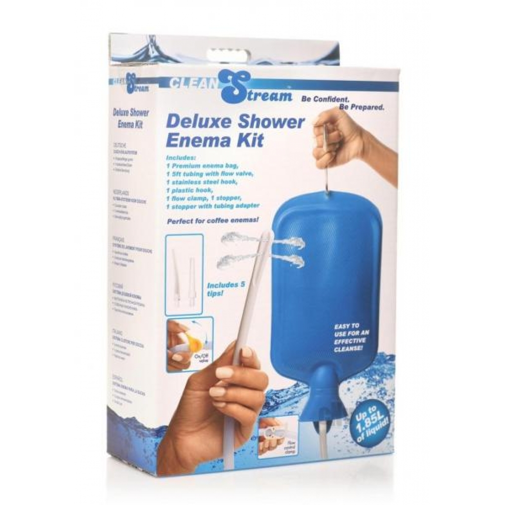 Cleanstream Deluxe Shower Enema Kit - White