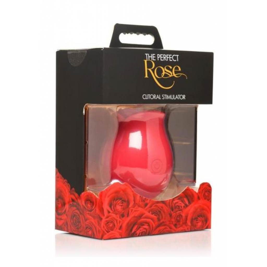 The Bloomgasm Perfect Rose - Vibrant Red Clitoral Stimulator