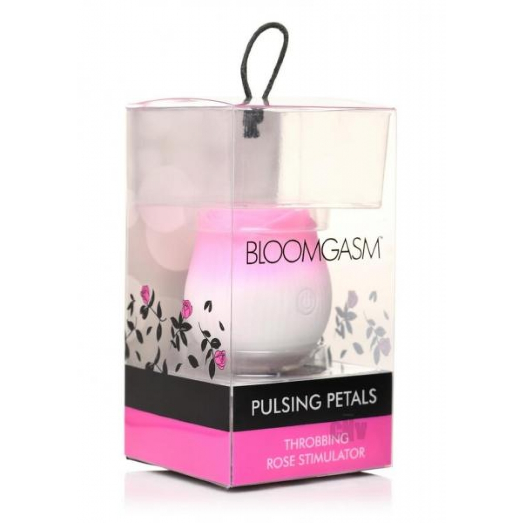 Bloomgasm Pulsing Petals Rose Stimulator - Pink with Multiple Settings