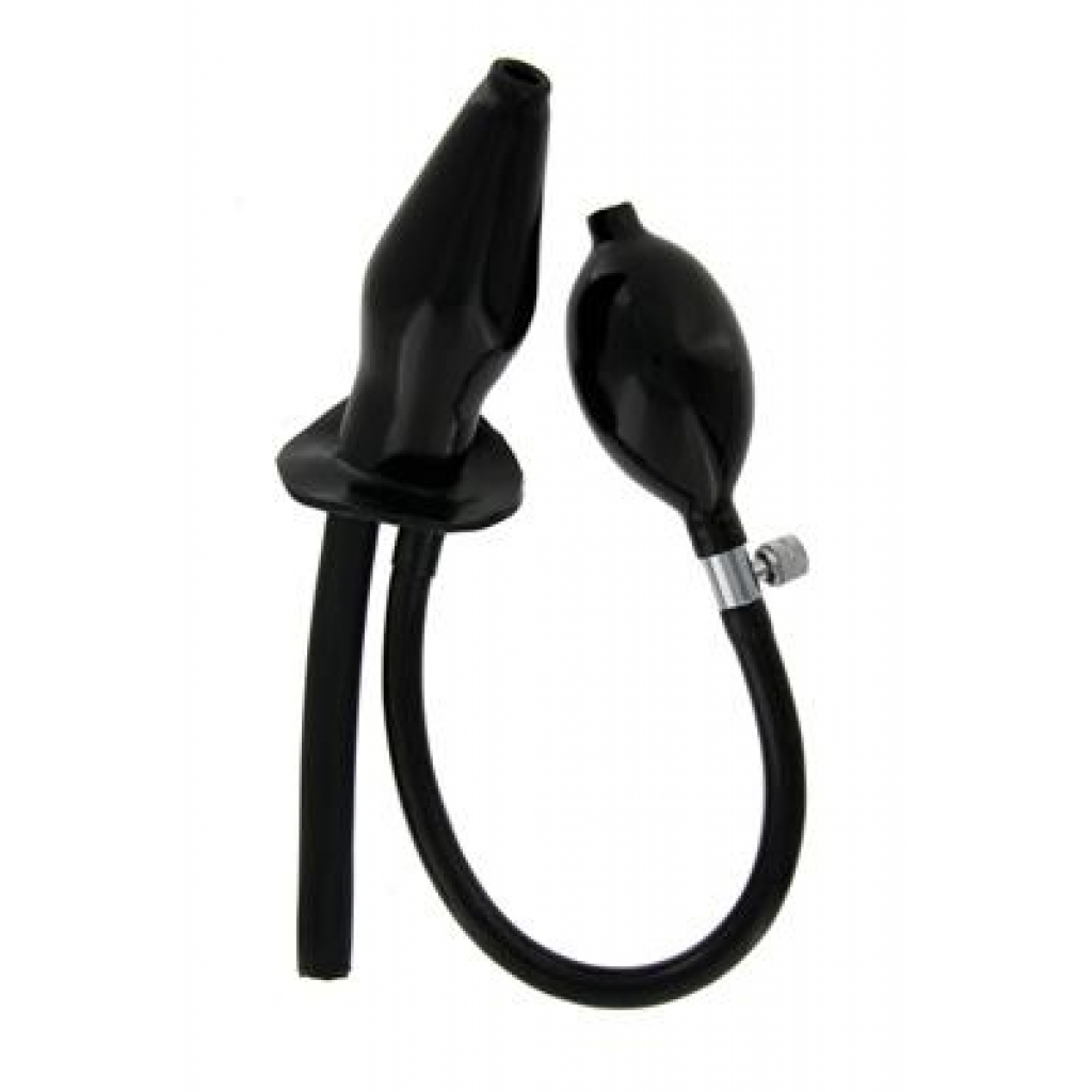 Classic Clean Stream Inflate Enema Plug - Black