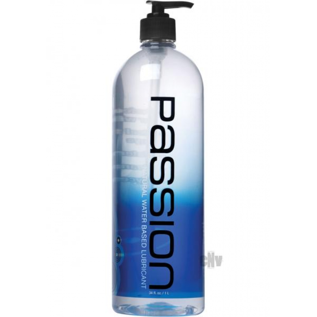 Passion Water-Based Lubricant - 34oz Clear