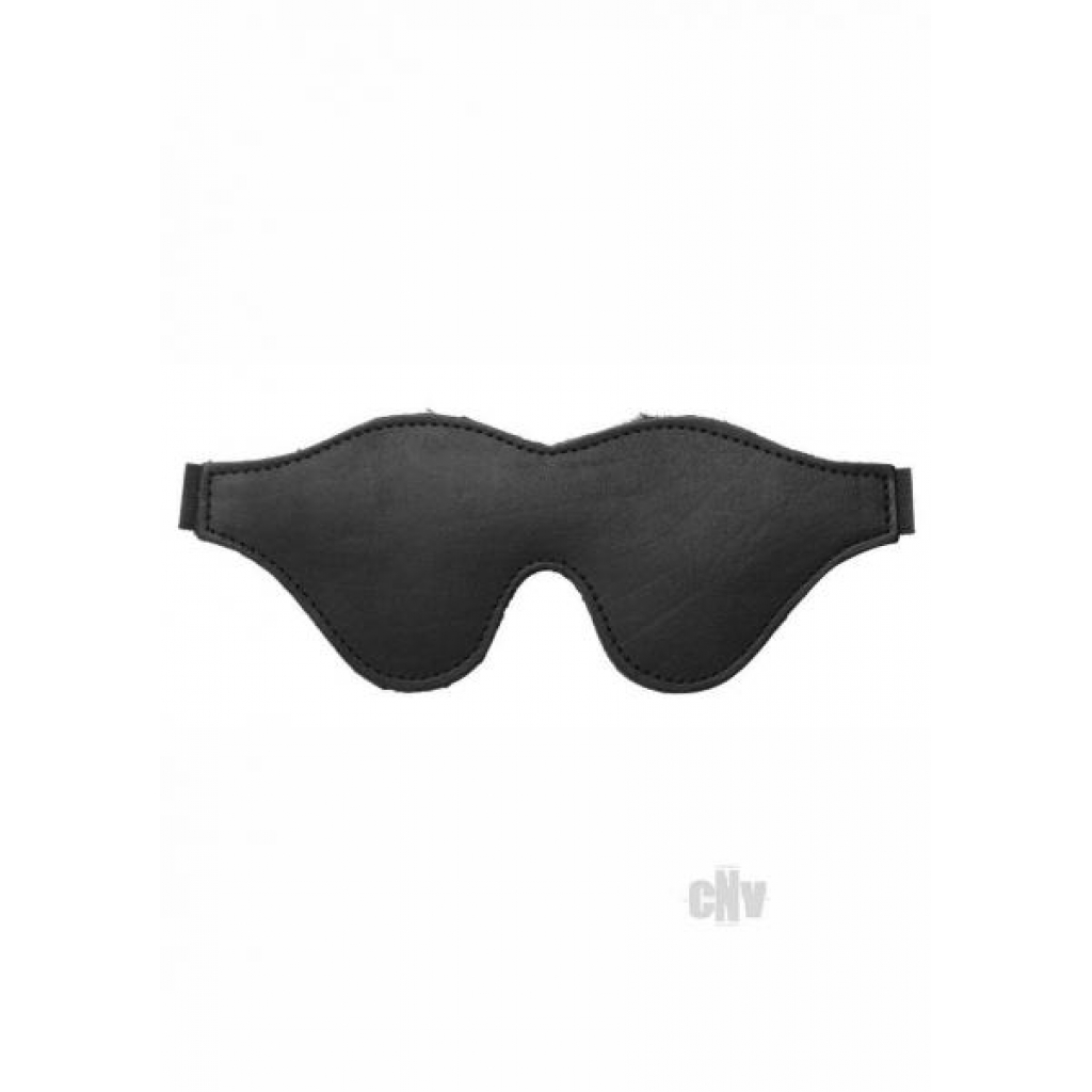 Strict Leather Black Fleece Lined Blindfold