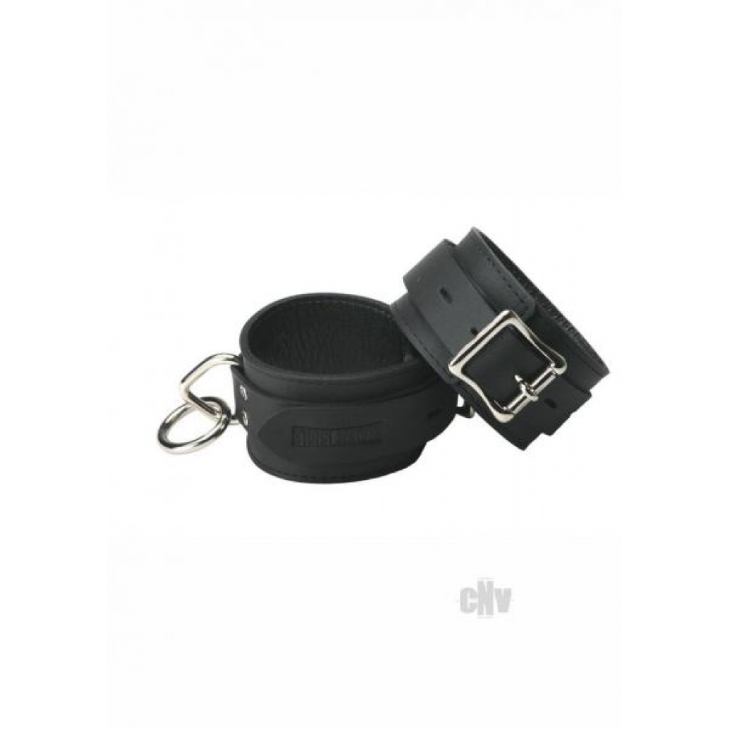 Strict Standard Locking Leather Cuffs - Quality Restraint