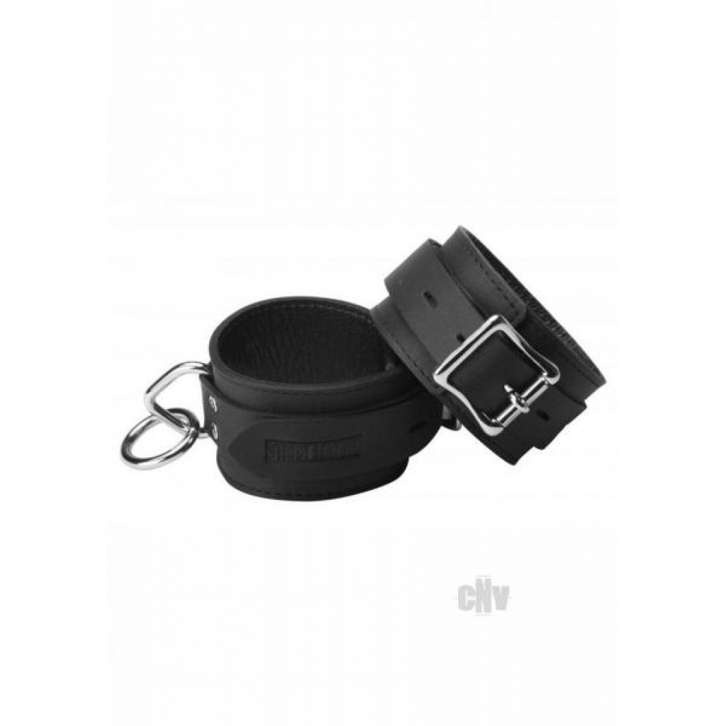 Strict Standard Locking Cuffs - Black for Bondage Fun