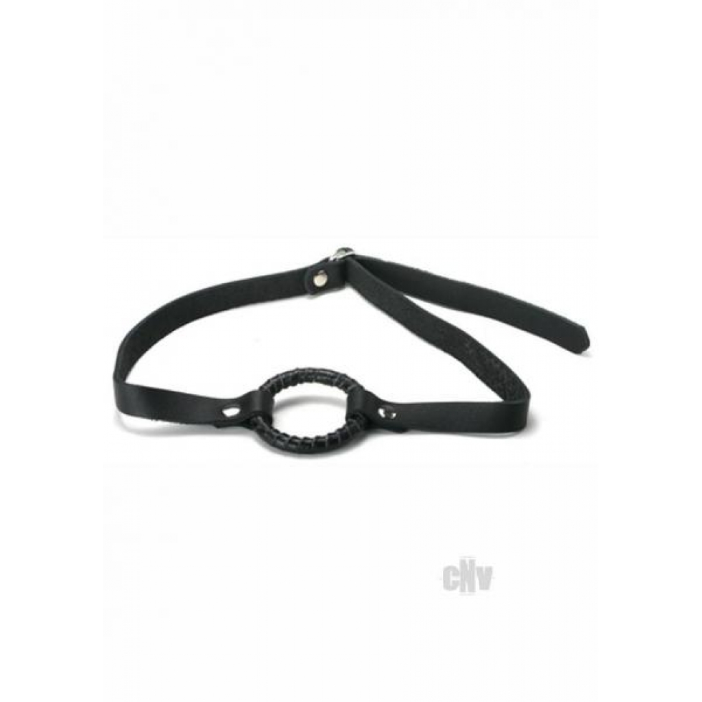 Professional Strict Leather Ring Gag - Medium