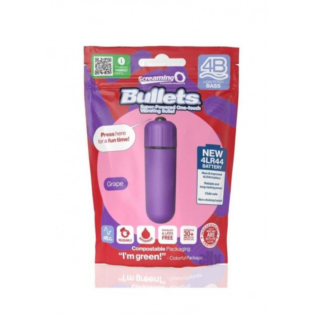 Screaming O 4B Bullet - Grape Purple