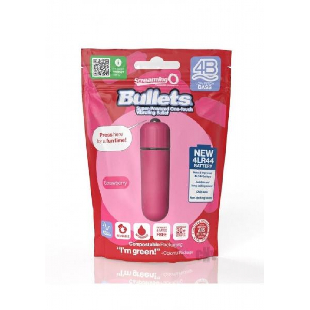 Screaming O 4B Bullet - Strawberry Pink