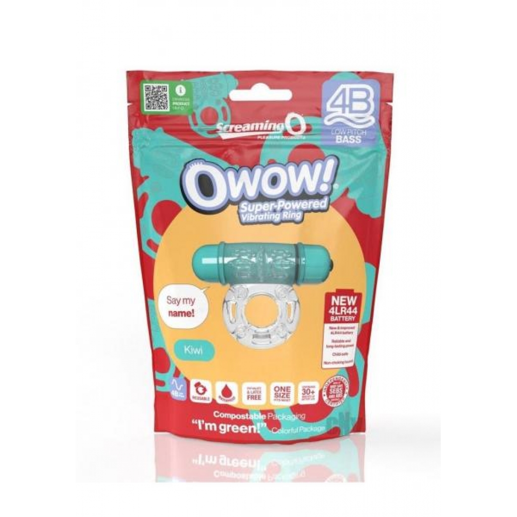 Screaming O 4B OWow Vibrating Ring - Kiwi Green