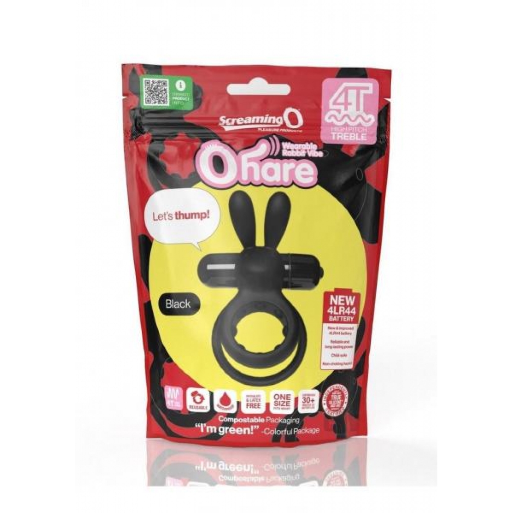 Screaming O 4T Ohare - Black Rabbit Vibrator