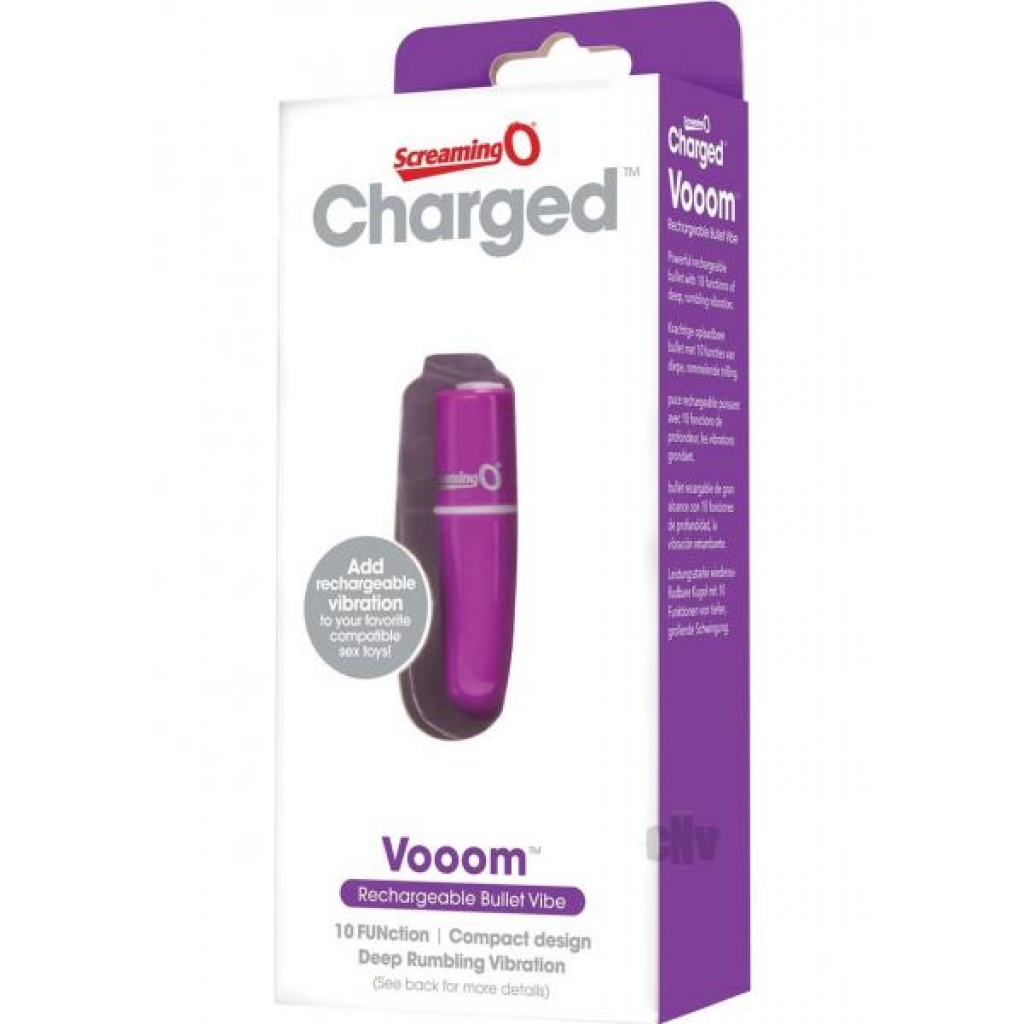 Charged Vooom Rechargeable Bullet - Powerful Versatile Pleasure