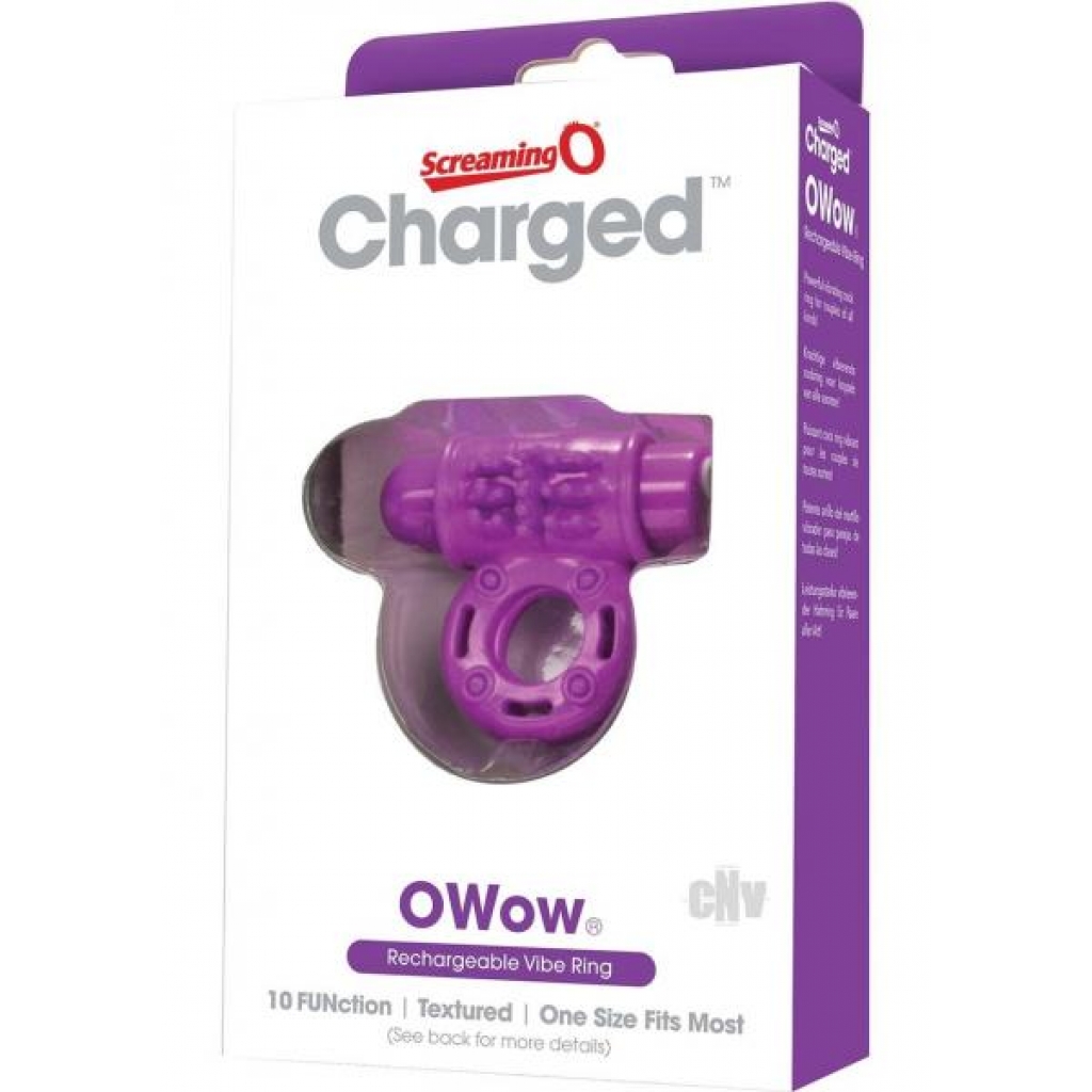 Charged O Wow Vooom Mini Vibe Purple - Revolutionary Pleasure