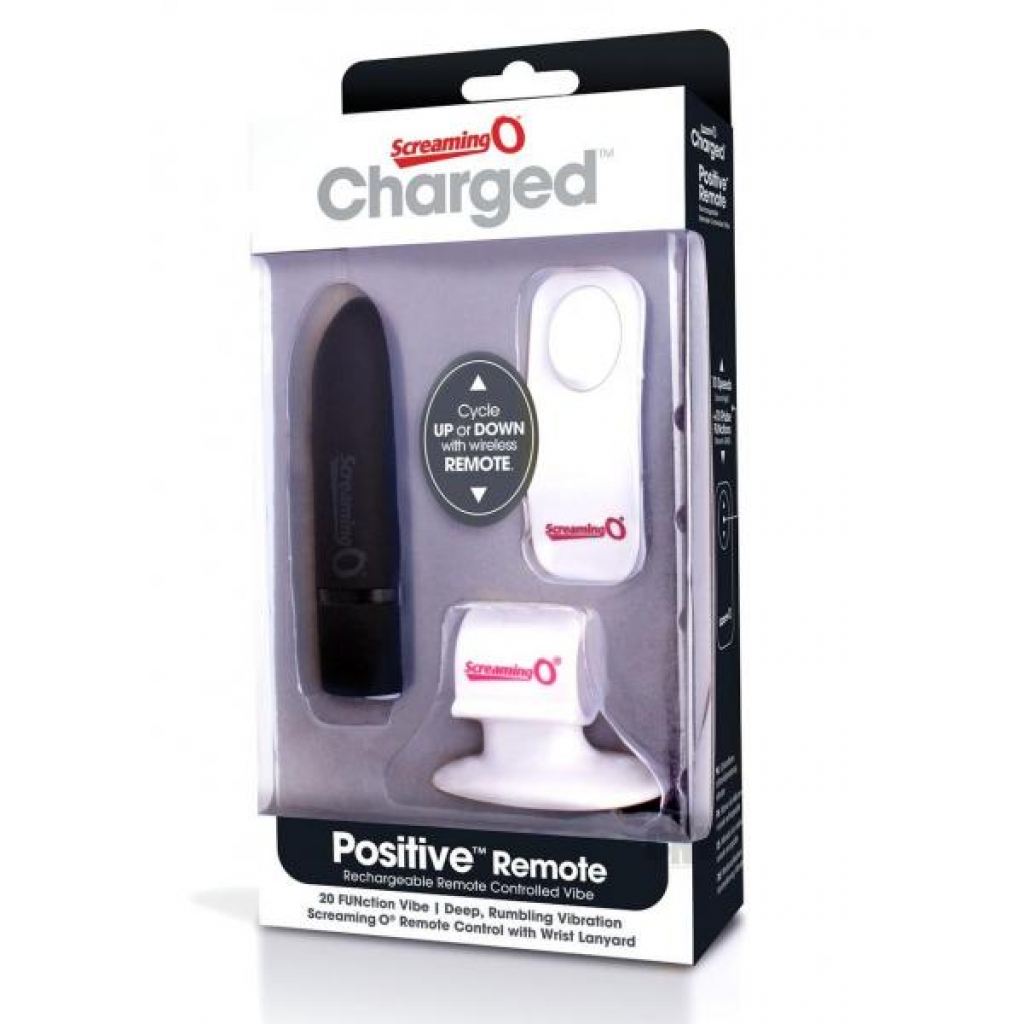 Charged Positive Remote Control - Black