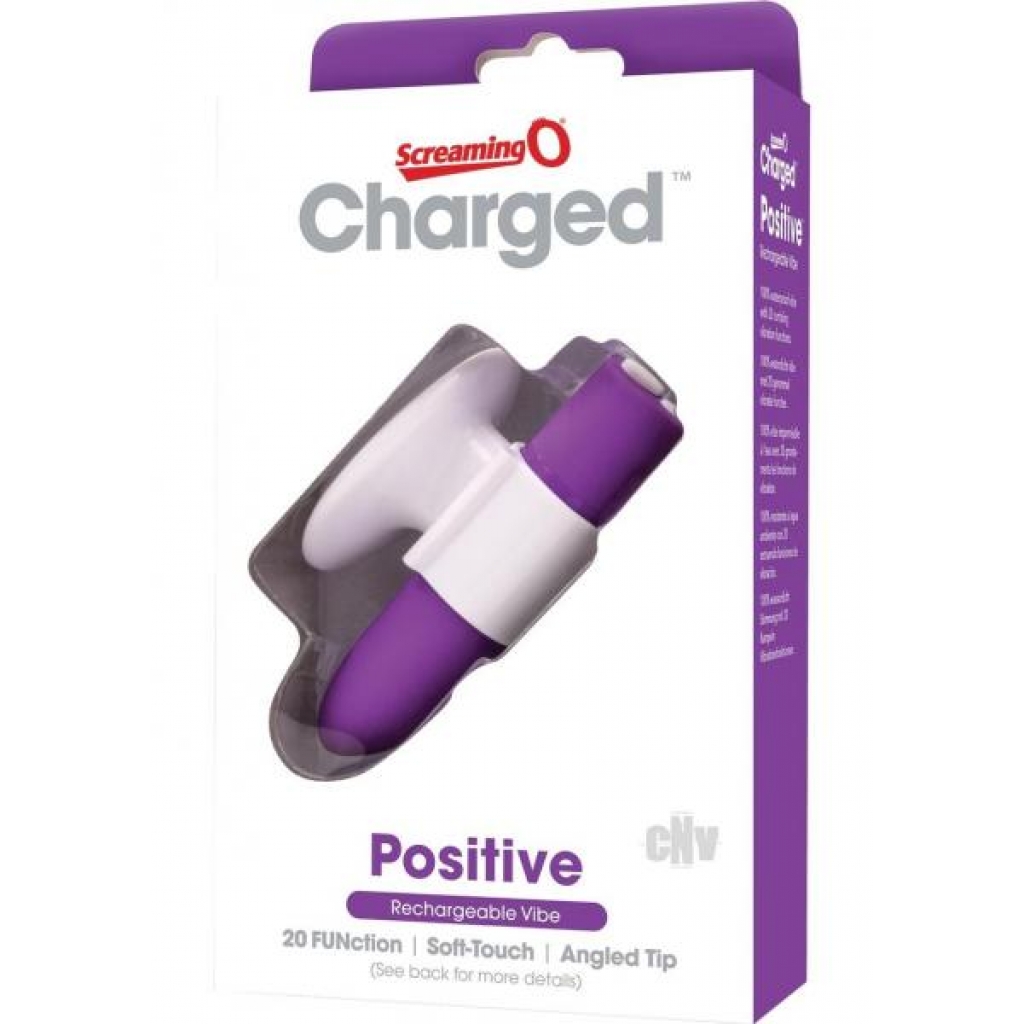 Charged Positive Vibe in Grape Purple