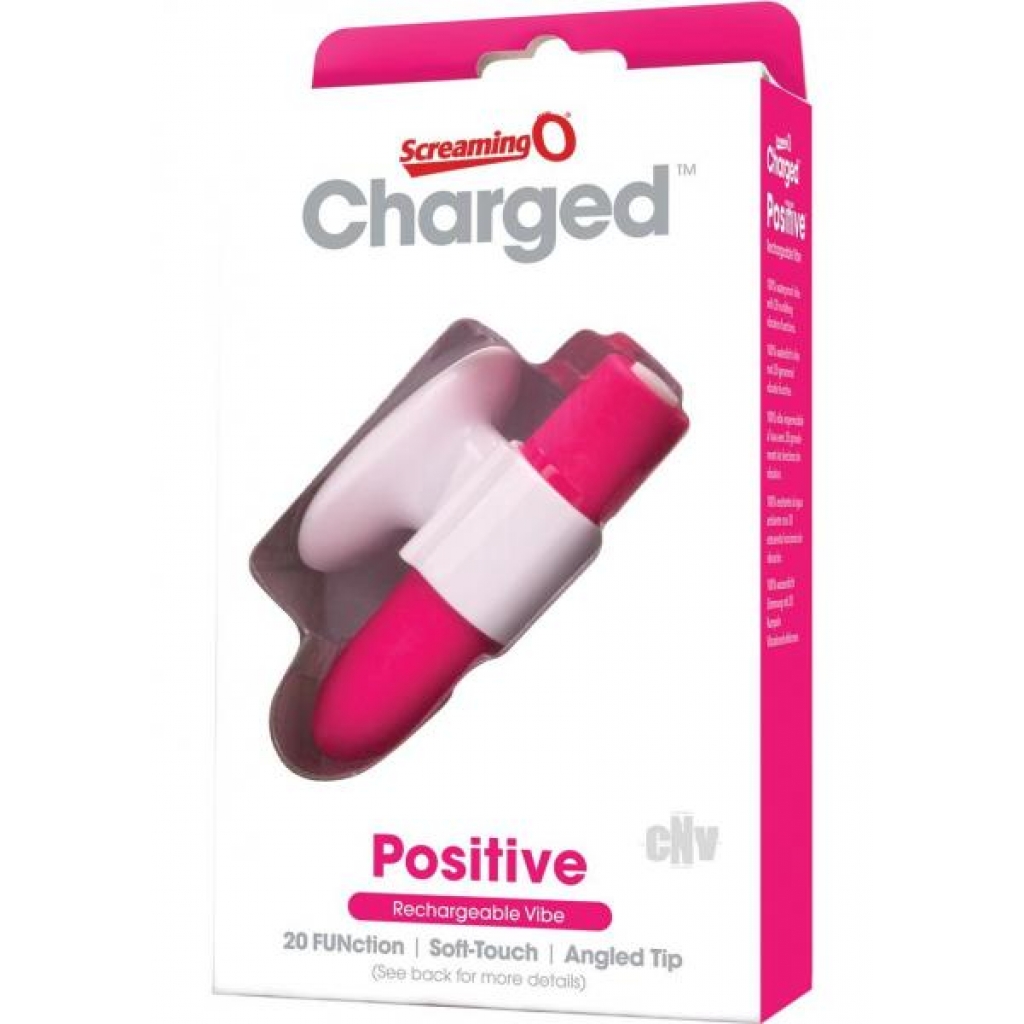 Charged Positive Vibe Strawberry Pink