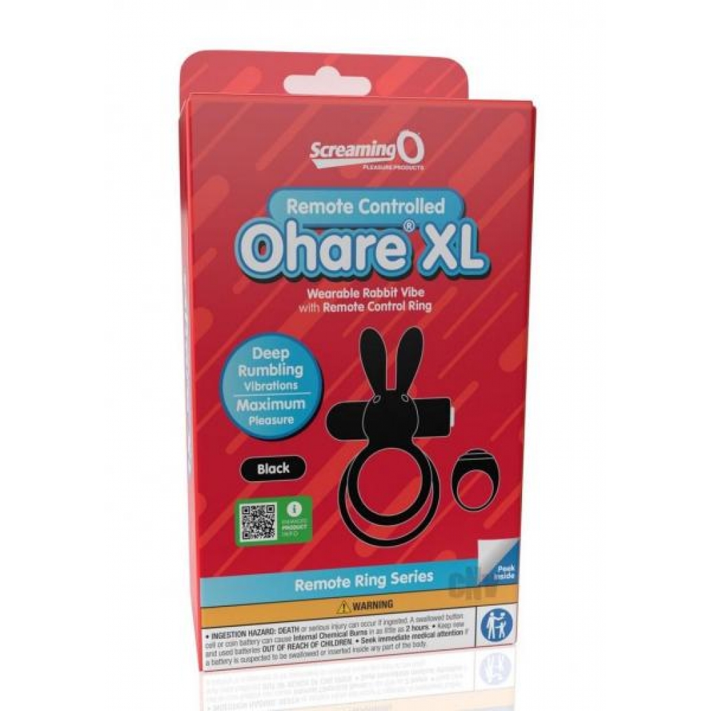 Screaming O Ohare XL Remote - Black