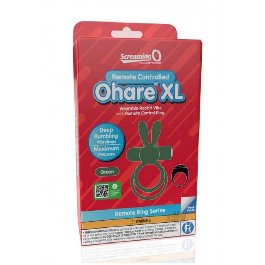 Screaming O Ohare XL Remote - Green