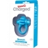 Charged Skooch Ring - Blue Vibrating Cock Ring