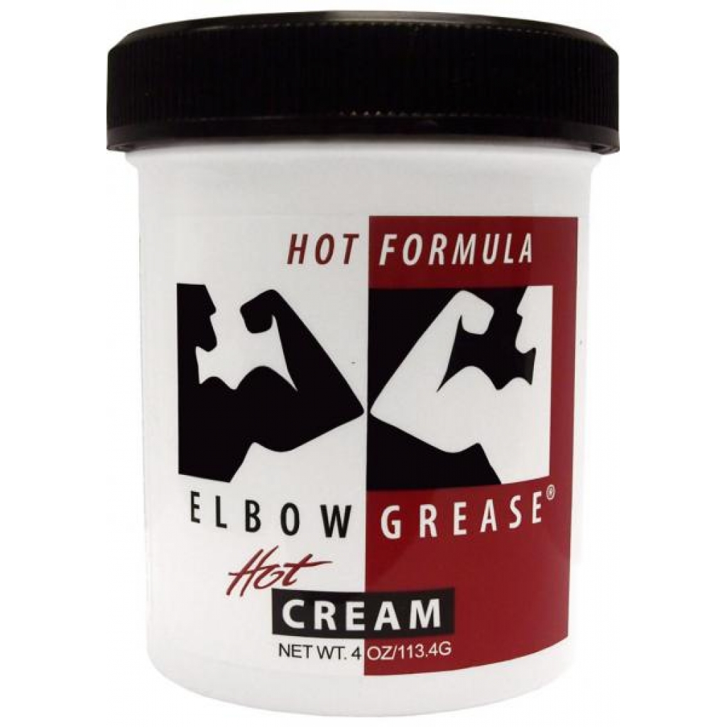 Elbow Grease Hot Formula Hot Cream Lubricant - 4 Ounce