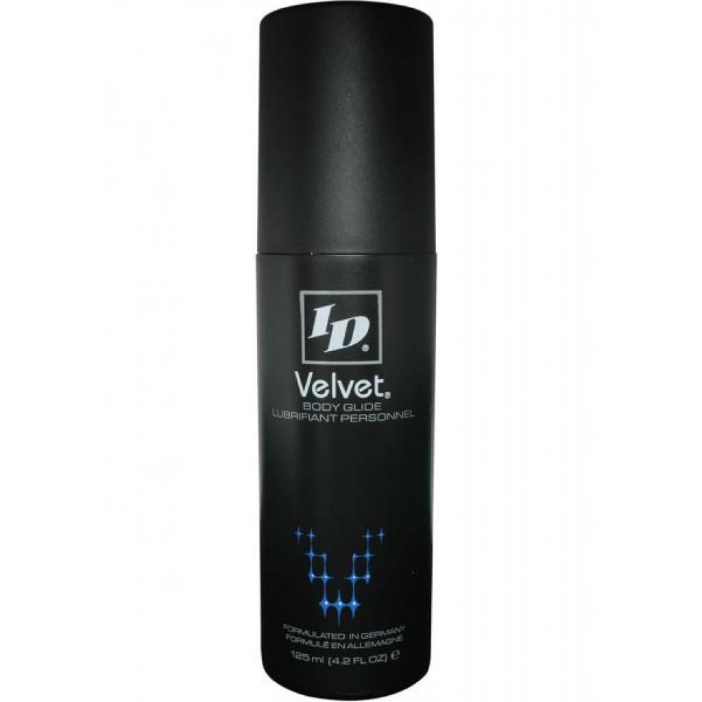 ID Velvet Silicone Based Lubricant - 4.2 oz, Clear