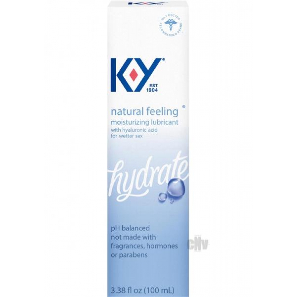 K-Y Natural Feeling Hyaluronic Lubricant - 3.38 oz