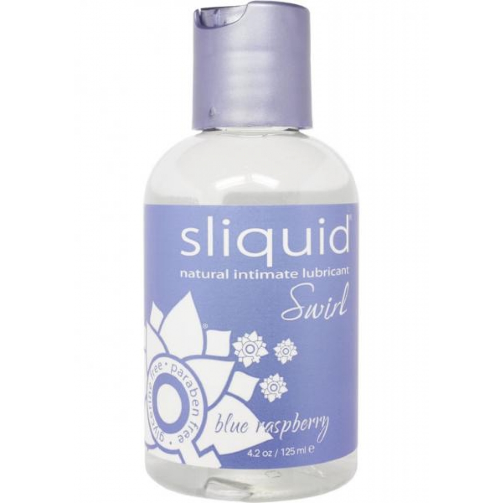 Sliquid Swirl Intimate Water Based Lubricant - Blue Raspberry 4.2oz