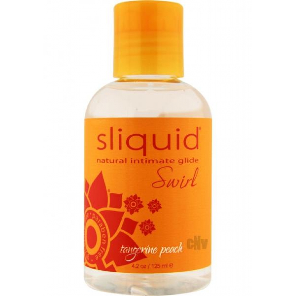 Sliquid Naturals Swirl Flavored Lubricant - Tangy Peach