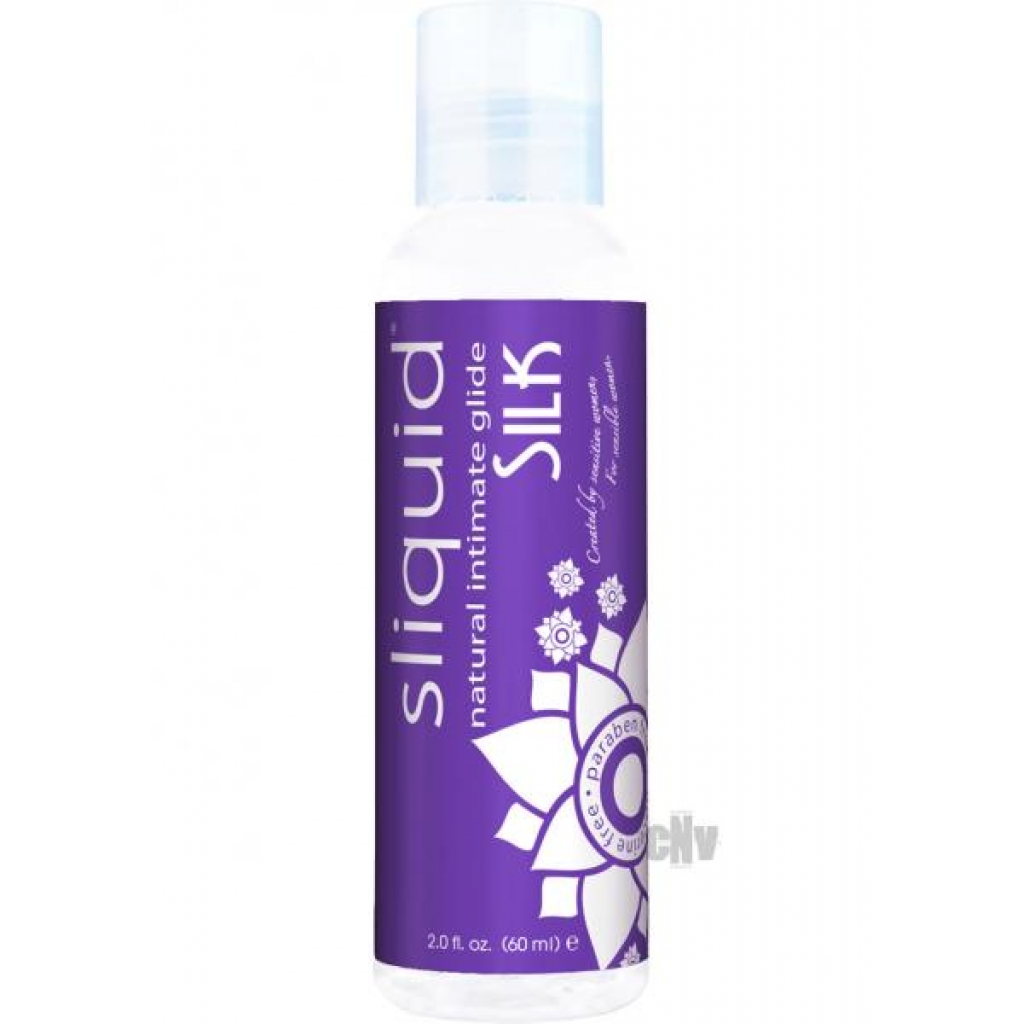 Sliquid Naturals Silk Hybrid Lubricant - 2oz for Ultimate Comfort