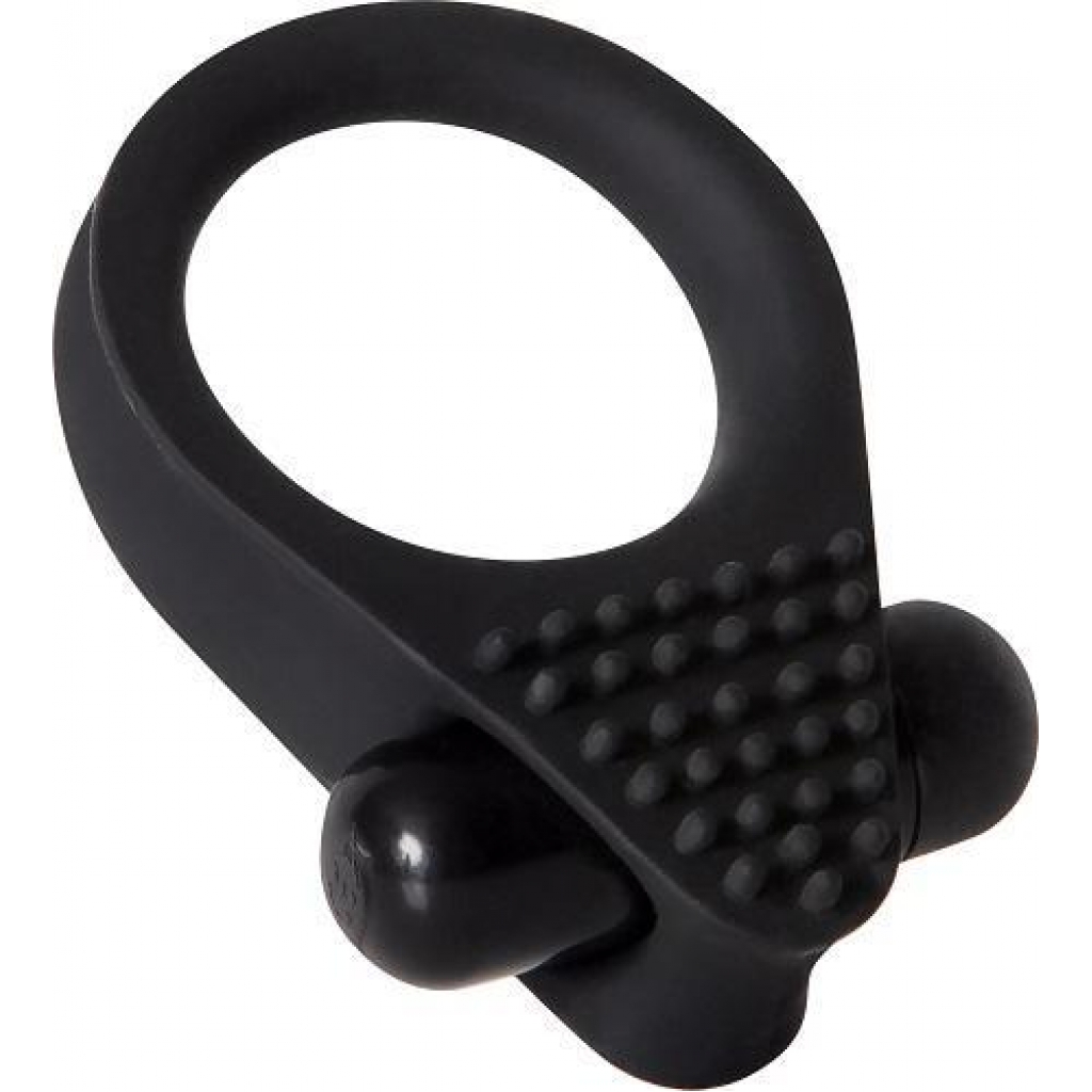 The Black Knight Vibrating Cock Ring for Climax Enhancement