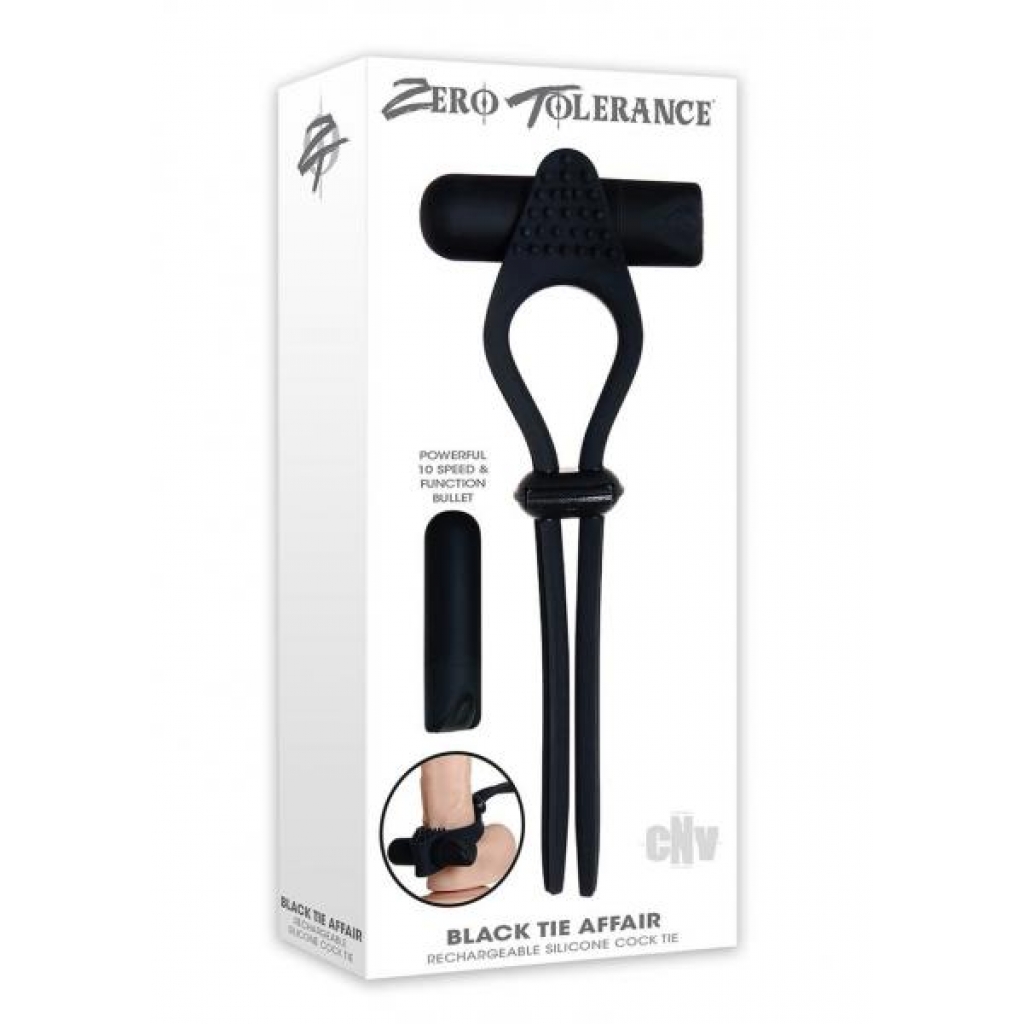 ZT Black Tie Affair - Vibrating Cock Ring