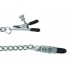 Adjustable Nipple Clamps with Curbed Chain - Silver