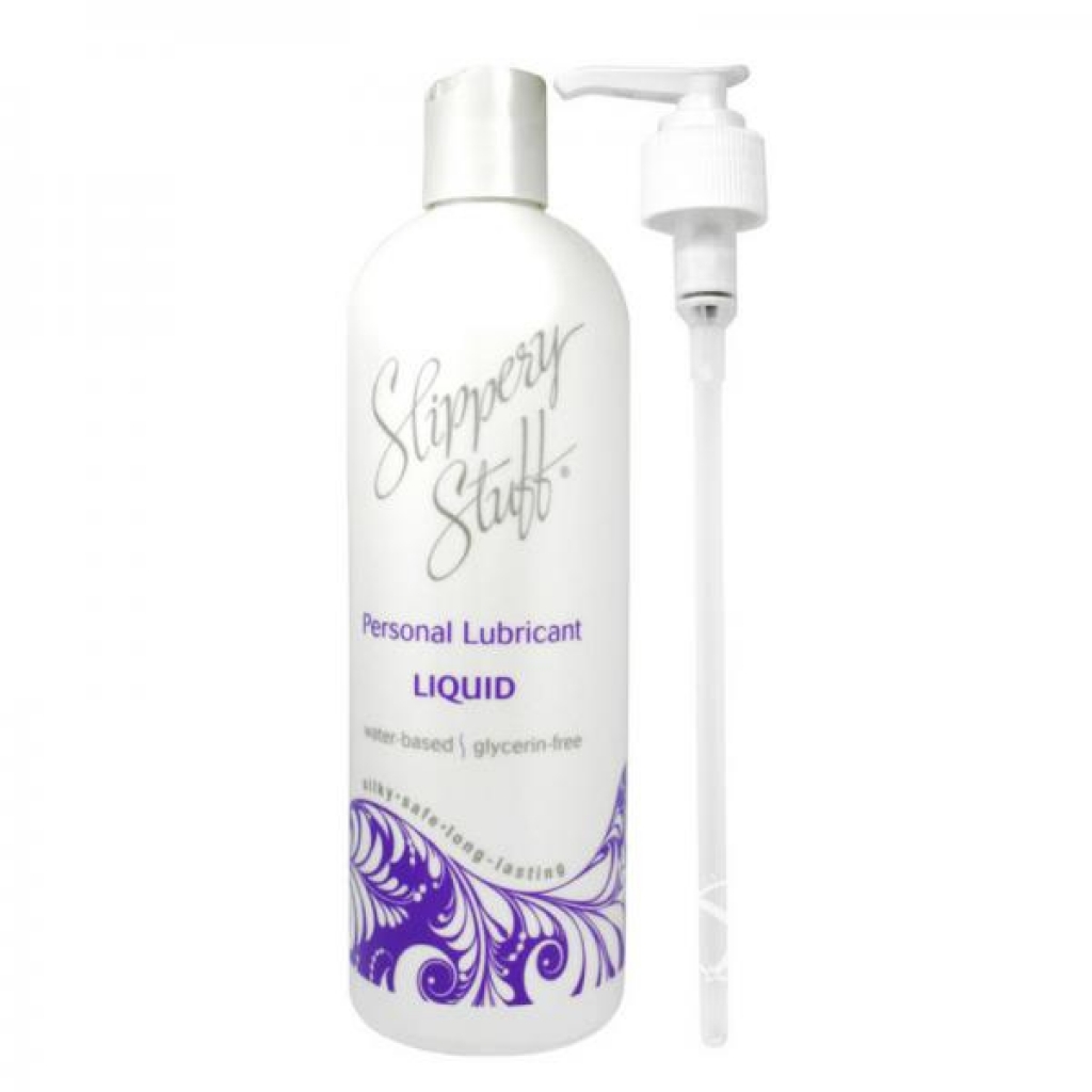 Slippery Stuff Liquid 16oz Pump Wated Based Lubricant Clear