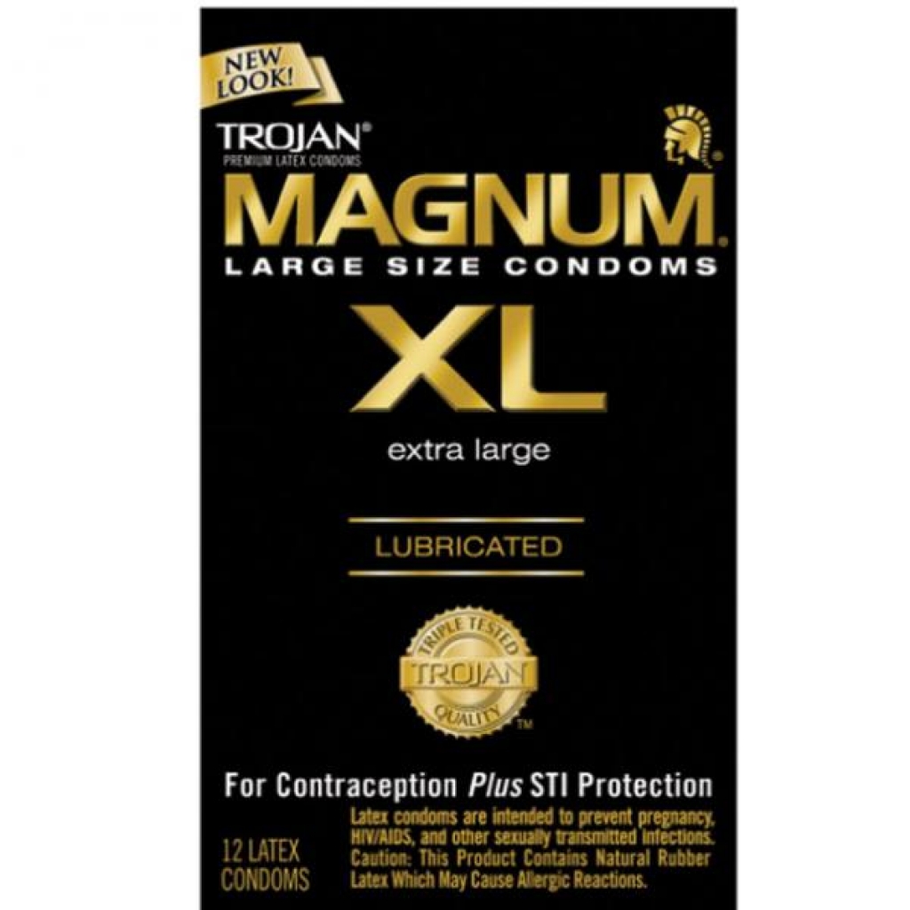 Trojan Magnum XL Lubricated Condoms Clear