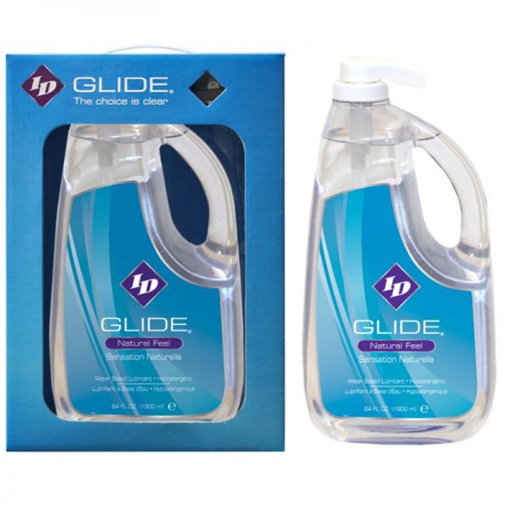 ID Glide Water-Based Personal Lubricant - 64oz Pump