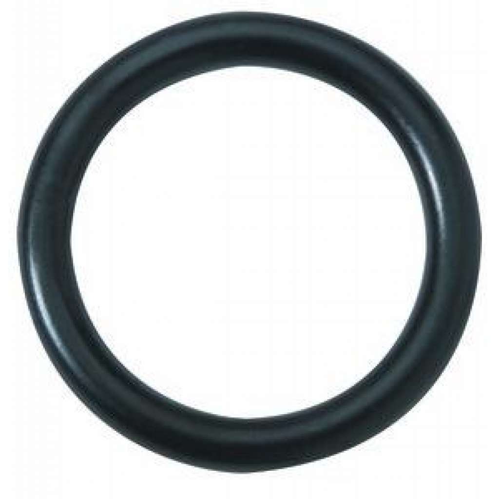 Black Steel Cock Ring - 1.5 inches