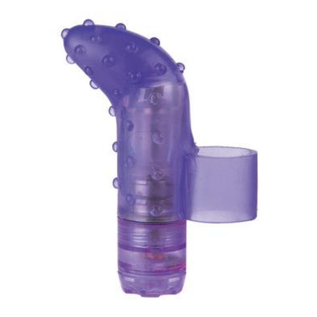 Waterproof Finger Fun Mini Vibrator - Purple