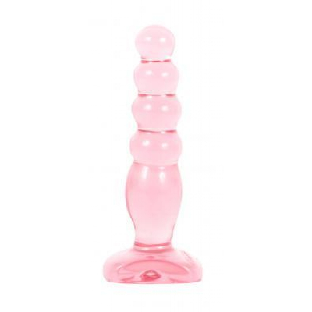 Crystal Jellies Anal Delight Plug - Pink 5 Inch