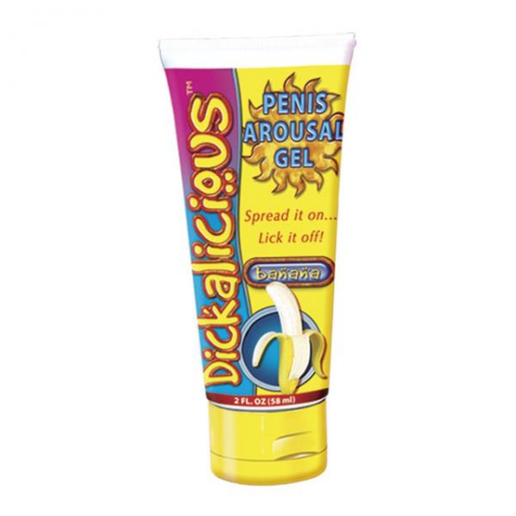 Dickalicious Banana Penis Arousal Gel - 2oz