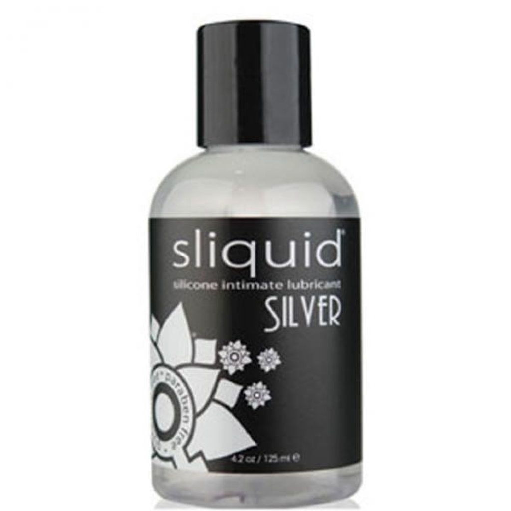 Sliquid Naturals Silver Silicone Lubricant - 4.2oz Clear