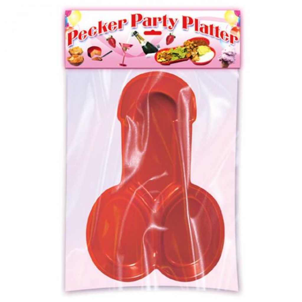 Pecker Party Platter - Red