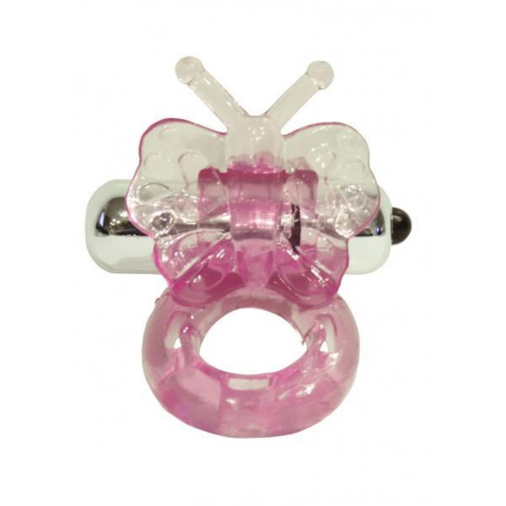 Purrrfect Pets Buzzy Butterfly Ring - Purple