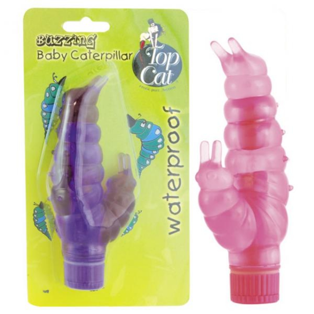 Buzzing Baby Caterpillar Waterproof Vibrator in Pink