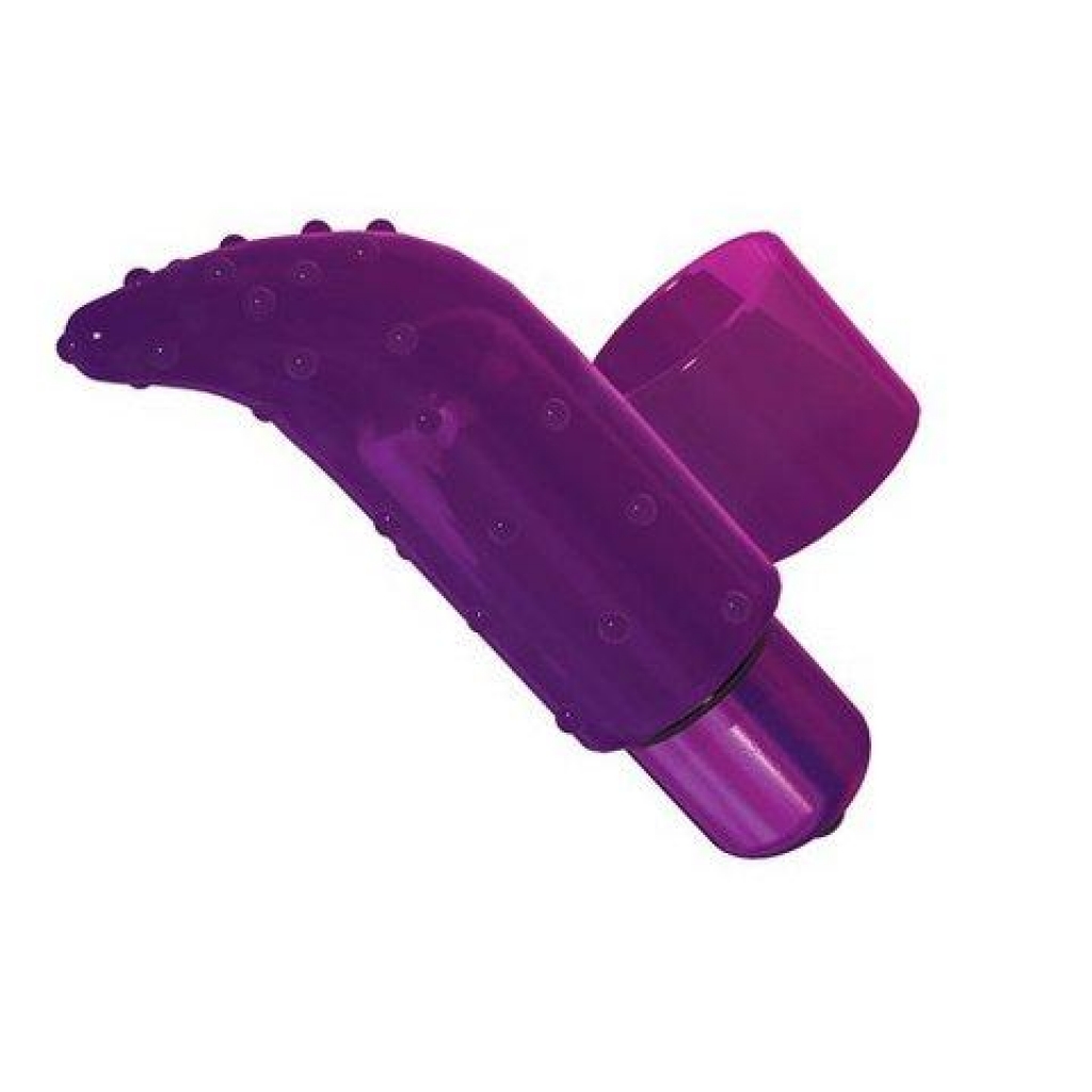 Frisky Finger Massager with Power Bullet - Purple