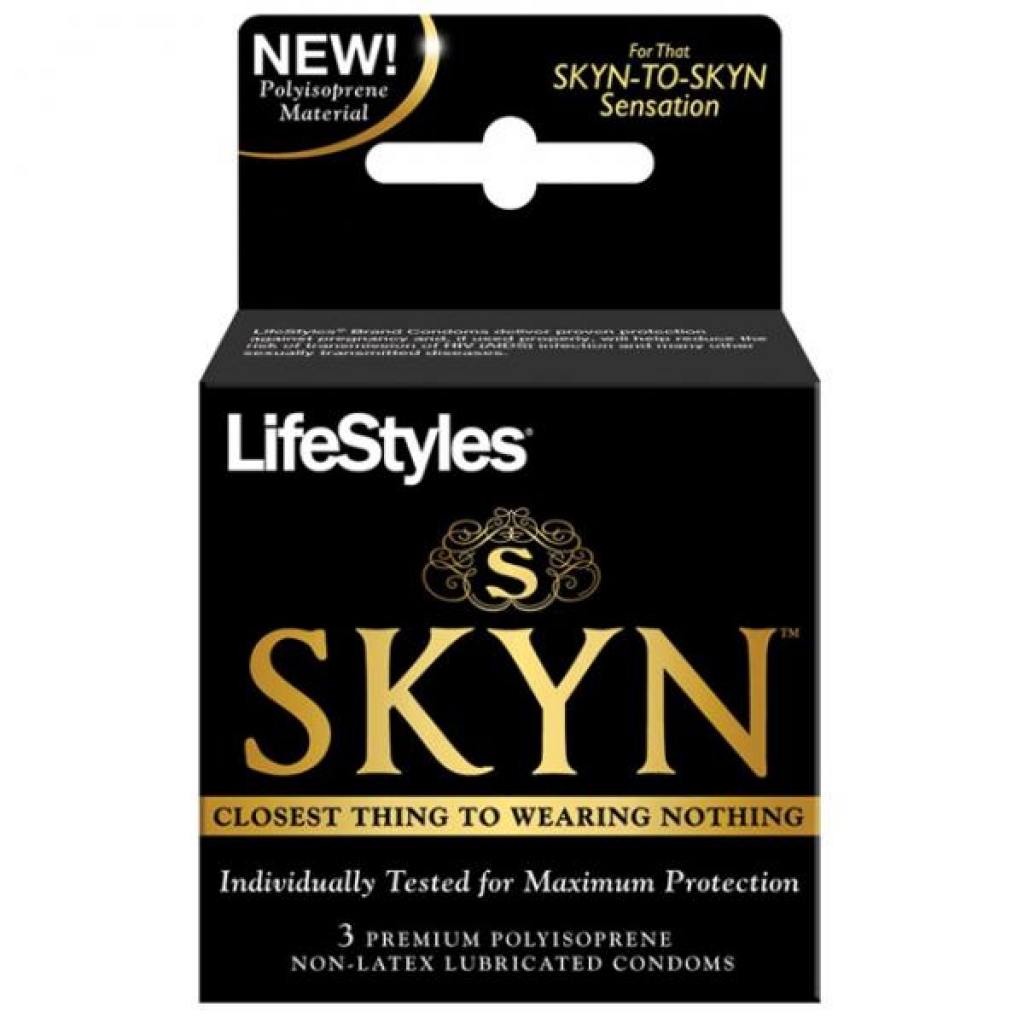 Lifestyles Skyn Non-Latex Condoms - 3 Pack