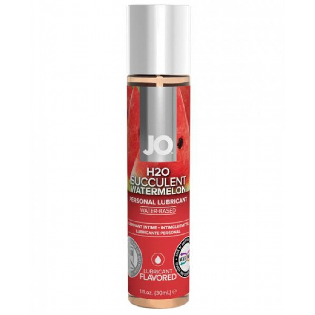 System JO H2O Flavored Lubricant - Watermelon, 1oz - Deliciously Smooth