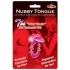 Nubbie Tongue Magenta Pink Vibrating Cock Ring