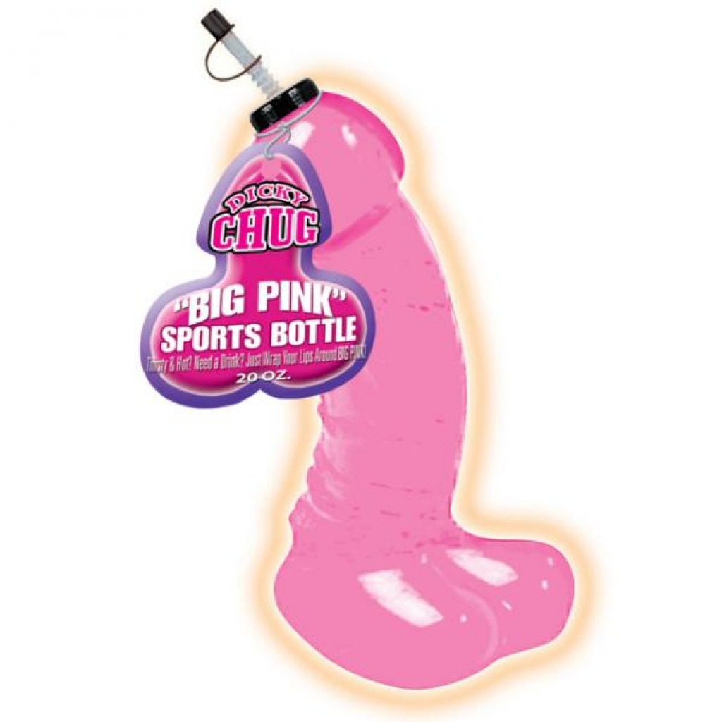 Jumbo Dicky Sports Bottle - Pink