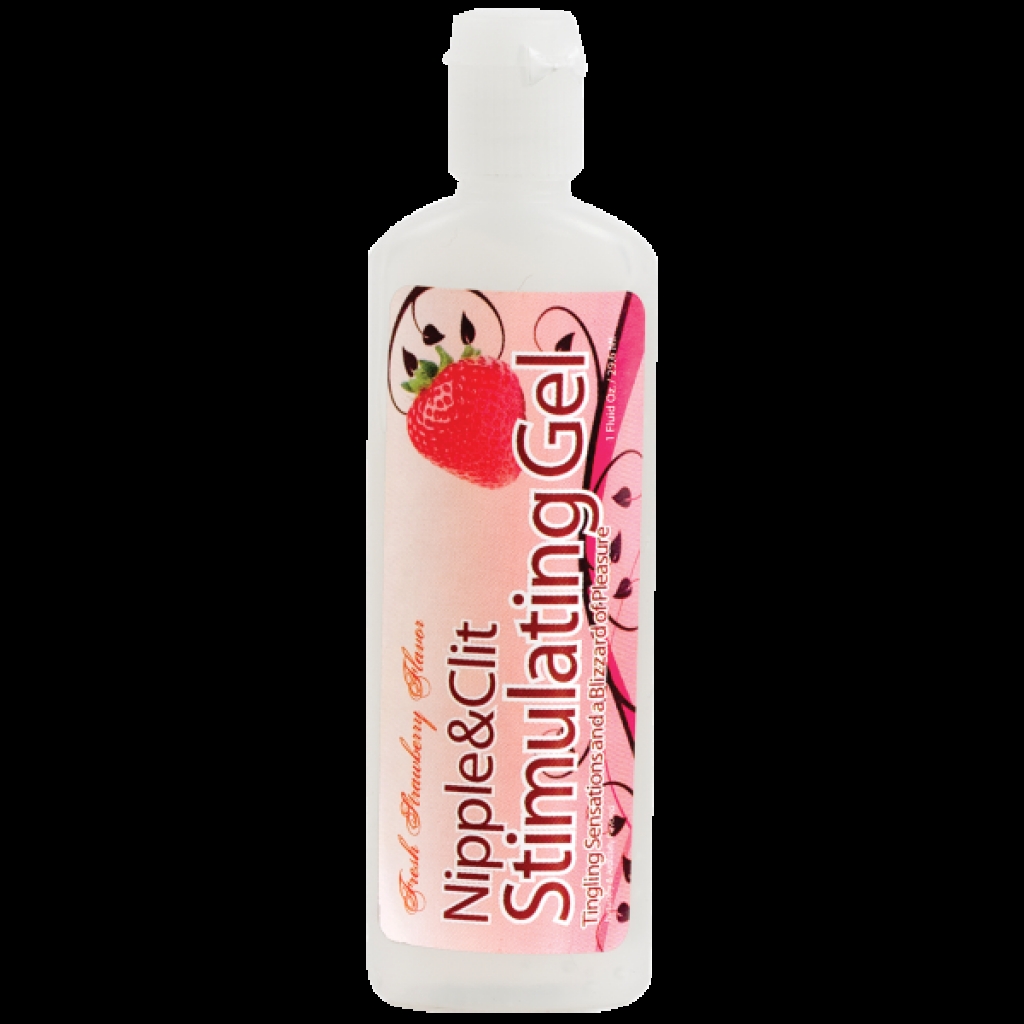 Nipple & Clit Stimulating Gel - Strawberry 1oz