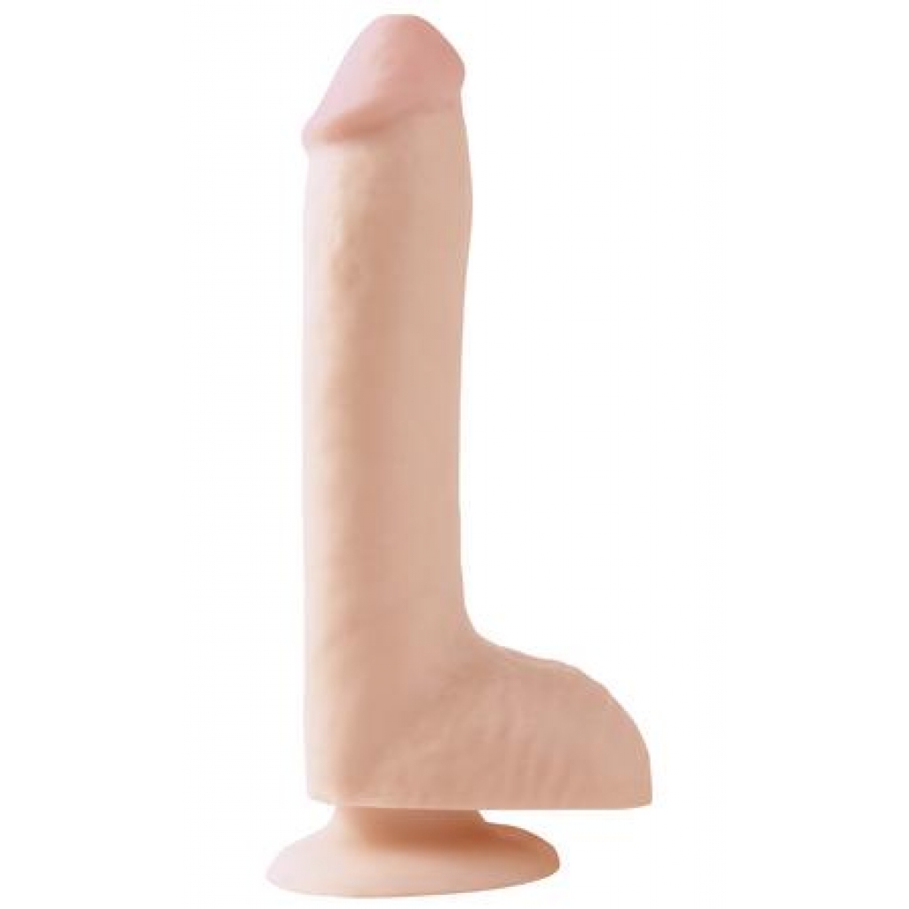 Premium Basix 8-Inch Dong with Suction Cup - Beige