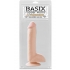 Premium Basix 8-Inch Dong with Suction Cup - Beige